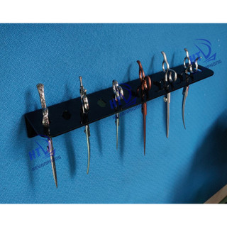 Kệ để kéo cắt tóc - chất liệu mica 3mm