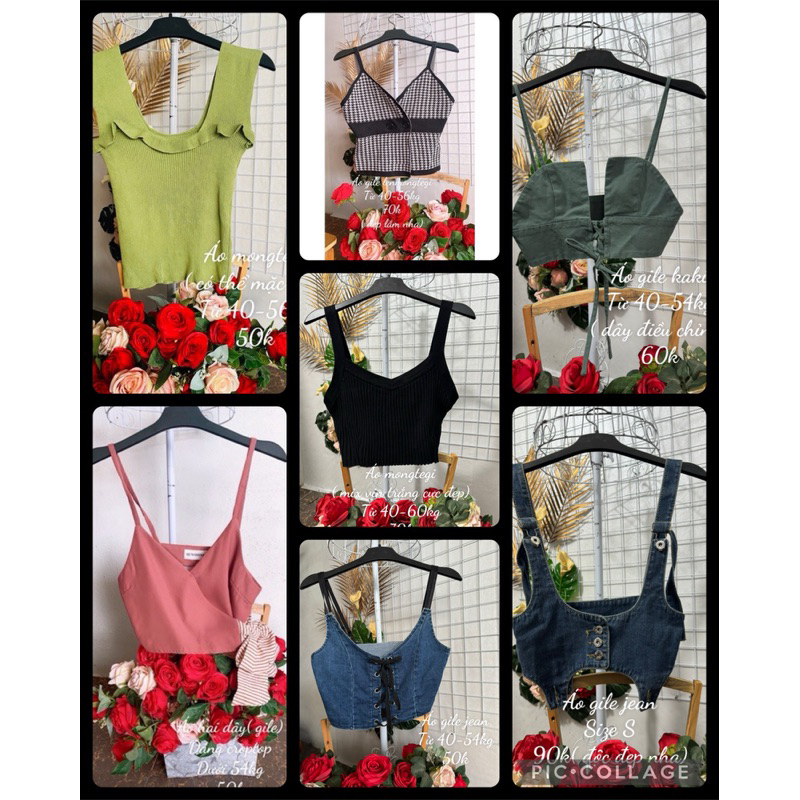 Áo gile mix sơ mi cực đẹp ah