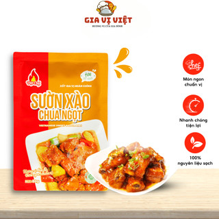Gia vị hoàn chỉnh sườn xào chua ngọt việt chef 80g - gia vị của gia đình việt