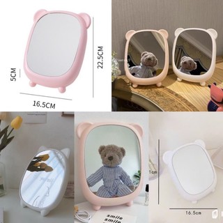 Gương Để Bàn Trang Điểm - Gương Thời Trang Có Hộp Đựng - Gương Tai Thỏ
