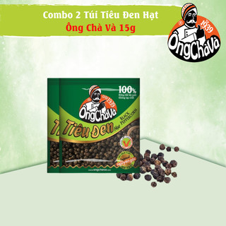 Combo 2 Gói Tiêu Đen Hạt Ông Chà Và 15gram (Black Pepper)