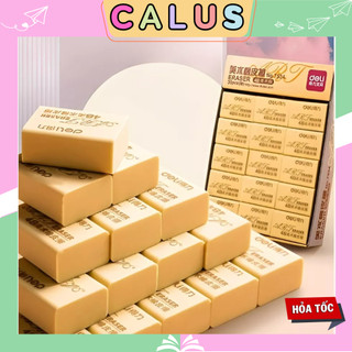 Gôm Tẩy Bút Chì 2B 4B Deli CALUS Tẩy Sạch Sẽ Ít Vụn Không Mòn Giấy Phù Hợp Học Sinh Văn Phòng Vẽ Tranh Phác Thảo GT02