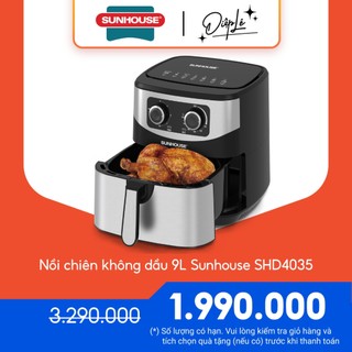 Nồi chiên không dầu 9l sunhouse shd4035
