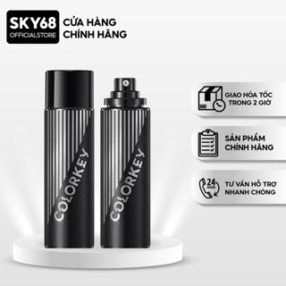 Xịt Khoá Lớp Trang Điểm Kiểm Soát Dầu COLORKEY Airy Soft Matte Makeup Setting Spray 100ml - ĐEN