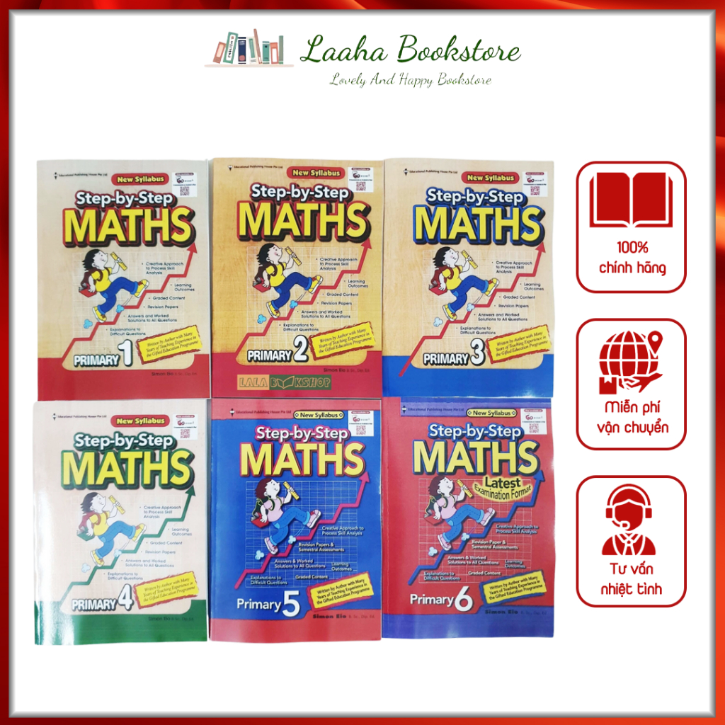 Sách - Step By Step Maths Bộ 6 Cuốn