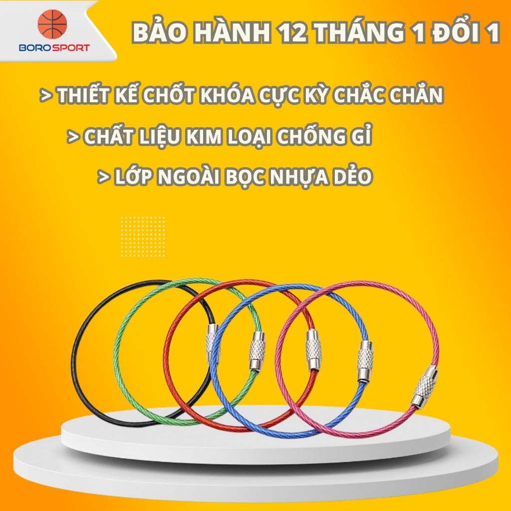 Vòng đeo tay đa năng làm móc chìa khóa dây thép Cleacco