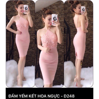 đầm dây body dây cô yếm xinh quá luôn ak
