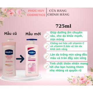 Sữa dưỡng thể vaseline mỹ mẫu mới 725ml