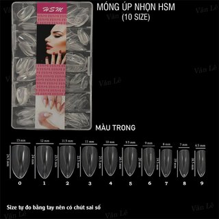 Móng úp nhọn HSM hộp cúp úp móng