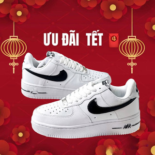 Giày sneake trắng vạch đen nam nữ Hàng full Box , full bill . Bear.sneaker Bear sneaker