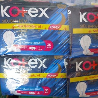Kotex siêu ban đêm 28cm và 35cm