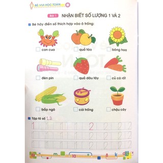 Sách - Bé Vui Học Toán (Dành Cho Trẻ Mẫu Giáo 5 - 6 Tuổi)