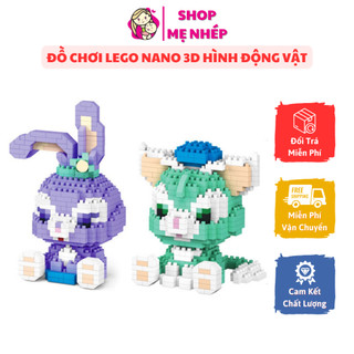 Đồ chơi L.E.G.O Nano 3D hình động vật dễ thương, rèn khả năng kiên trì, sáng tạo và làm trò xả stress rất hiệu quả