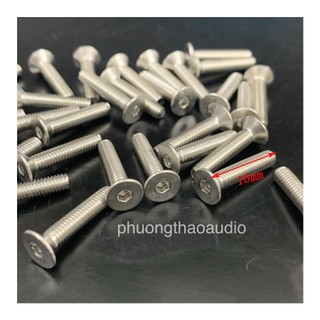 Set 10 chiếc vít lục giác bằng m3x8, m3x40, m4x8,m4x16, m4x20,m4x40 vít inox 304
