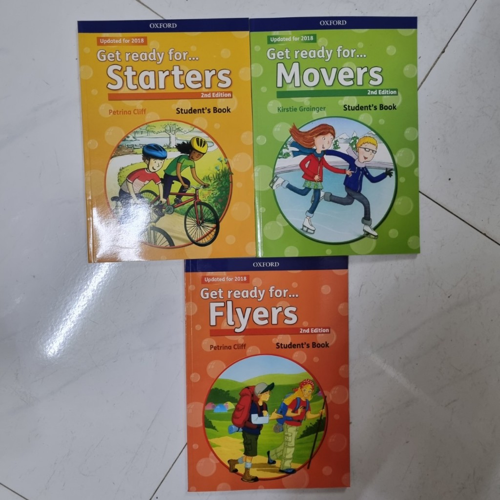 Get ready for starters movers flyers bản mới nhất cho bé