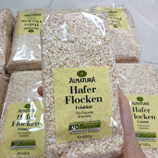 Yến Mạch Siêu Sạch Cán Vỡ Alnatura Đức 500g