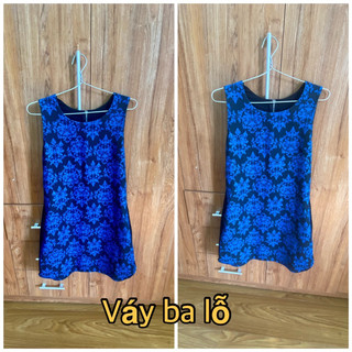 Pass váy ba lỗ form suông màu vàng, màu xanh (use)