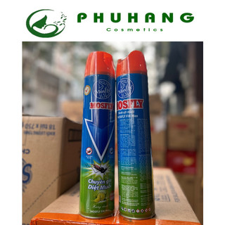 Xịt mosfly muỗi và côn trùng hương chanh 600ml