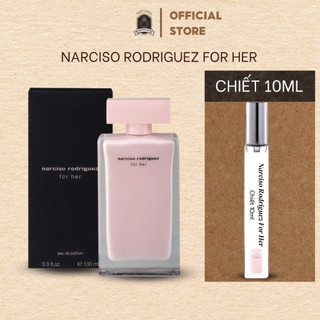 Nước hoa chiết Narciso rodriguez for her edp nước hoa nữ chiết10ml ngọt ngào tươi mát
