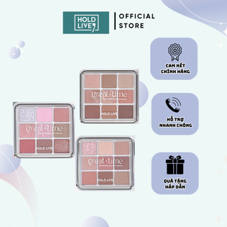 Bảng mắt 9 ô HOLD LIVE Simple specular light eyeshadow palette