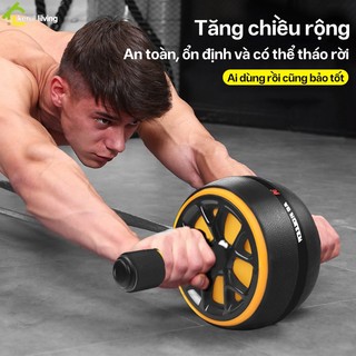 Con lăn cơ bụng 1 bánh milada, máy tập cơ bụng, con lăn tập gym tại nhà. con lăn 1 bánh tập bụng