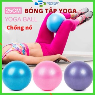 Bóng Yoga Mini Tập Yoga, Gym, Pilates Cỡ Nhỏ 25 cm, Dày 2mm Chống Nổ