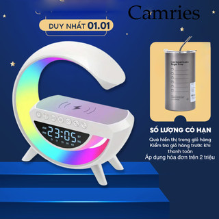 [ Loa Chữ G] Loa Chữ G - Kết Hợp Màn Hình Đồng Hồ và Đèn LED, Tạo Nên Sự Thú Vị Trong Nghe Nhạc - camries