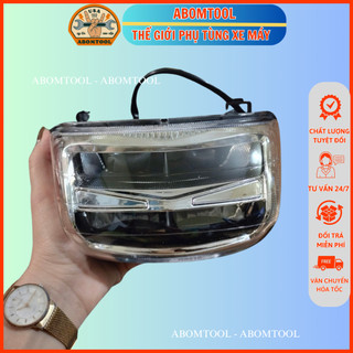 Pha Đèn Led 2 tầng Wave thái 100/110, Chóa Pha Đèn Wave Thái ABomtool Cao Cấp