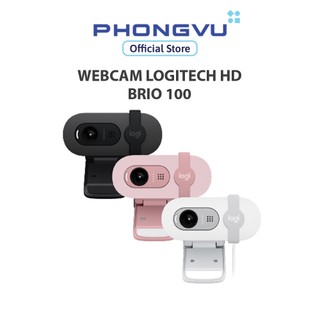 Thiết bị ghi hình/ webcam logitech hd brio 100 - bảo hành 12 tháng