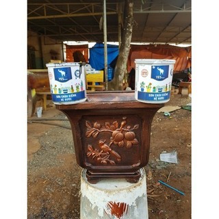 (Tặng kèm cọ) Sơn Chậu Kiểng Yes Nước