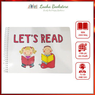 Sách - Let's Read - Cho bé làm quen tập đọc tiếng anh- Tặng file Mp3