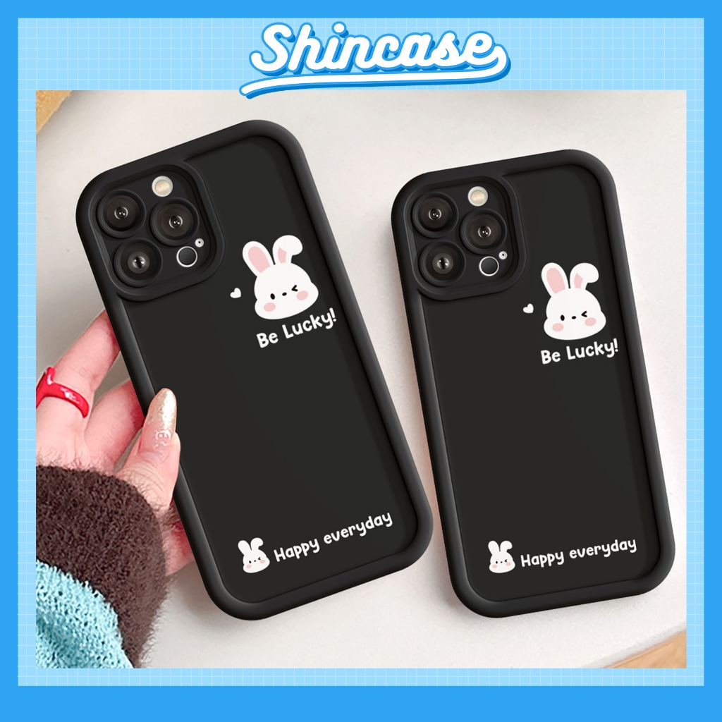 ốp lưng điện thoại iphone rabbit lucky mềm chống sốc cho iphone 7plus xr 11 13 14 15 12 pro max 7 x 8 6s 6 plus xs max