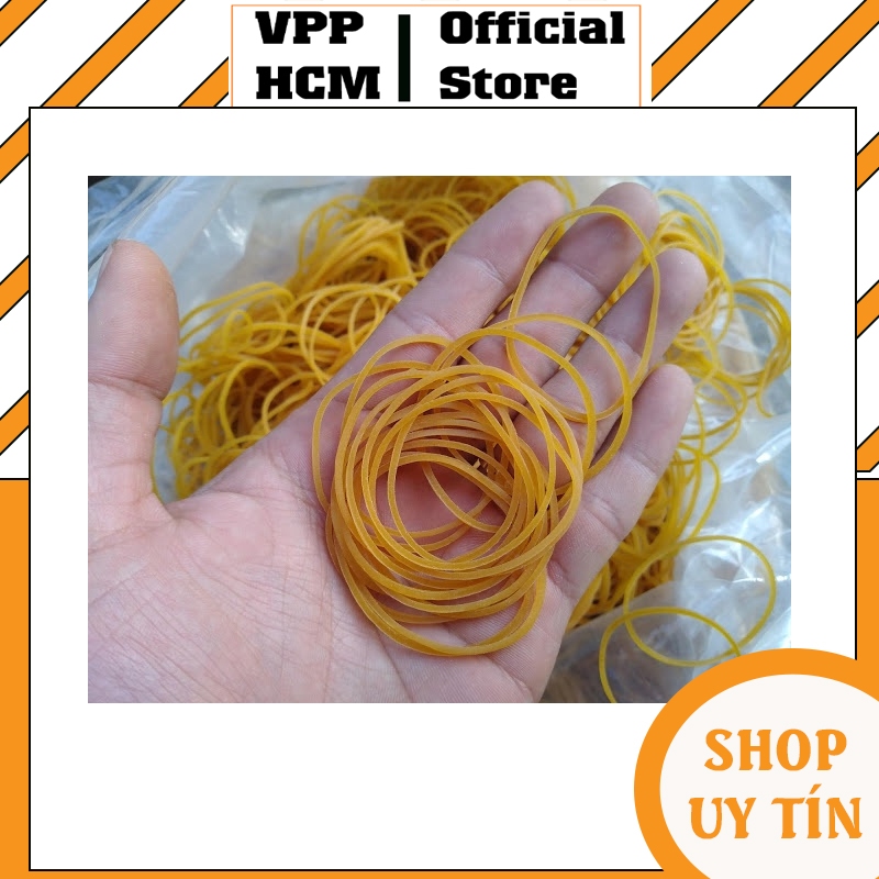 1 bịch Dây thun vàng size lớn (bịch 500g)