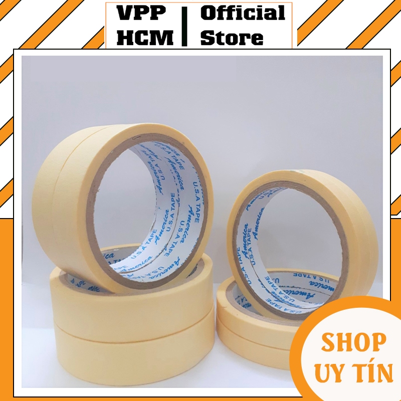[CUỘN] BĂNG KEO GIẤY 1.2 - 2.4 - 4.8 cm
