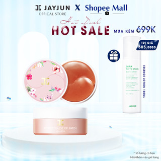Mặt nạ dưỡng mắt làm sáng da hoa dâm bụt jayjun roselle tea eye gel patch hộp 60 miếng