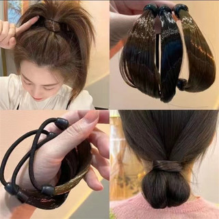 🧚🏻‍♀️ganten🧚🏻‍♀️dây thun cột tóc giả bằng cao su dành cho nữ