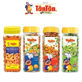 Combo 4 Hũ: Đậu Phộng Da Cá 300g + Đậu Hòa Lan Wasabi 190g + Đậu Hòa Lan Chua Cay 190g + Snack và Đậu Thập Cẩm 200