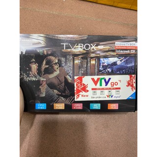 Đầu android tv box vtv go new 4k uhd kèm điều khiển giọng nói