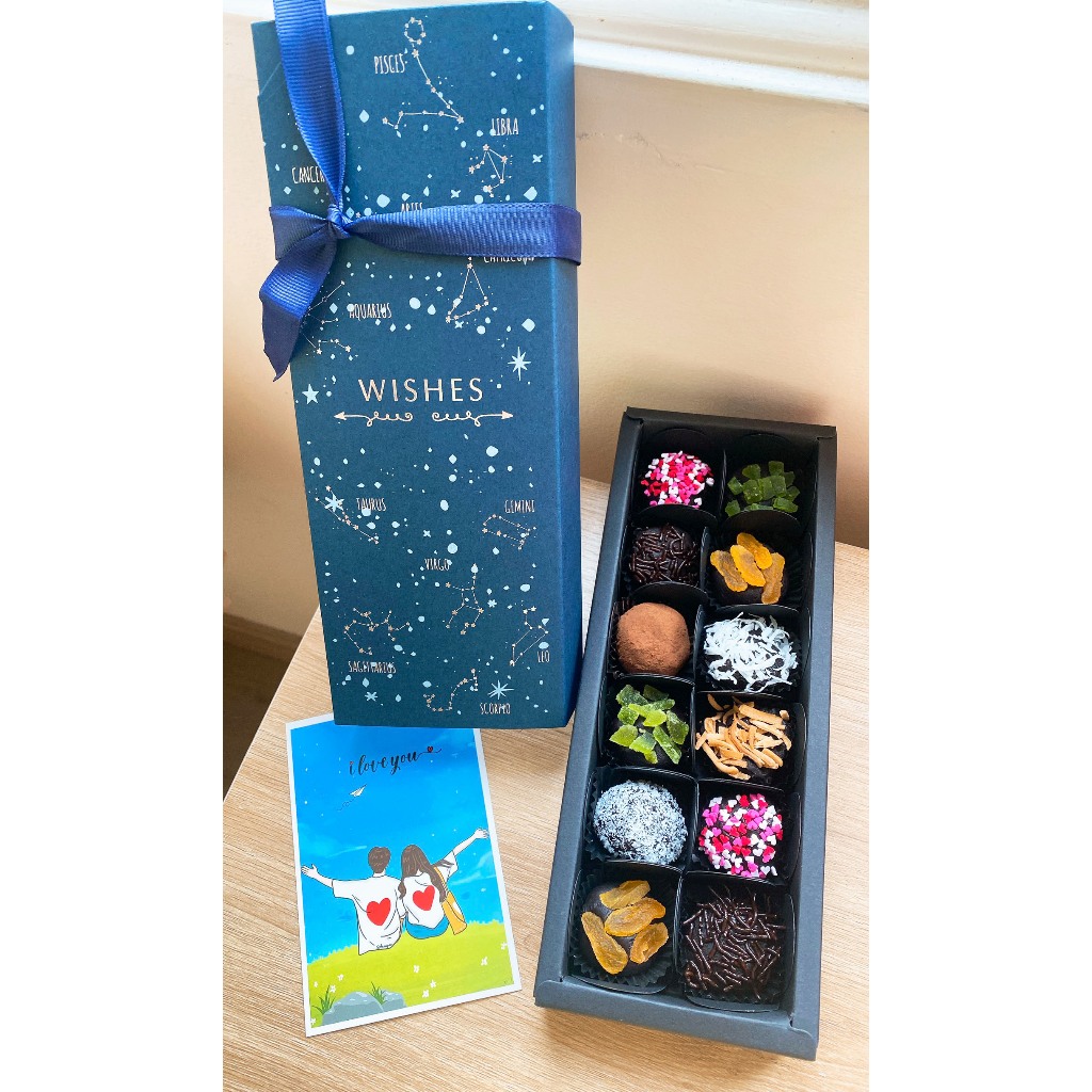 SOCOLA VALENTINE TƯƠI TRUFFLE & BONBON ( hỏa tốc)