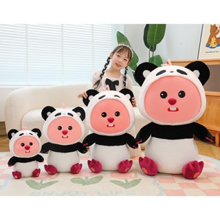  Gấu bông loopy gấu trúc. thú nhồi bông loopy pororo hàng nhập khẩu 
