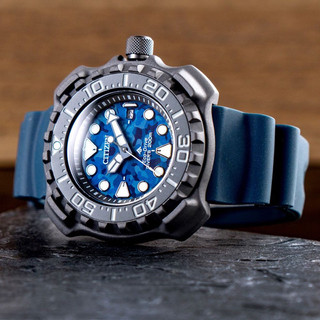 Đồng hồ nam chính hãng citizen bn0227-09l eco-drive promaster supper titanium gray diver