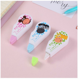 Bút xóa kéo in hình con vật cute, dễ thương - Bút xóa băng in hình con vật cute - Bút xóa khô in hình con vật cute