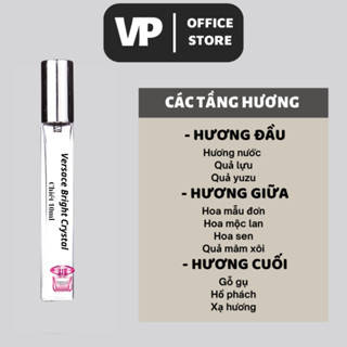 Nước hoa nữ mini chiết VERSACE BRIGHT CRYSTAL 10ml chính hãng nữ tính