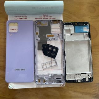 Vỏ samsung A22 4G A225F có khung sườn khay sim