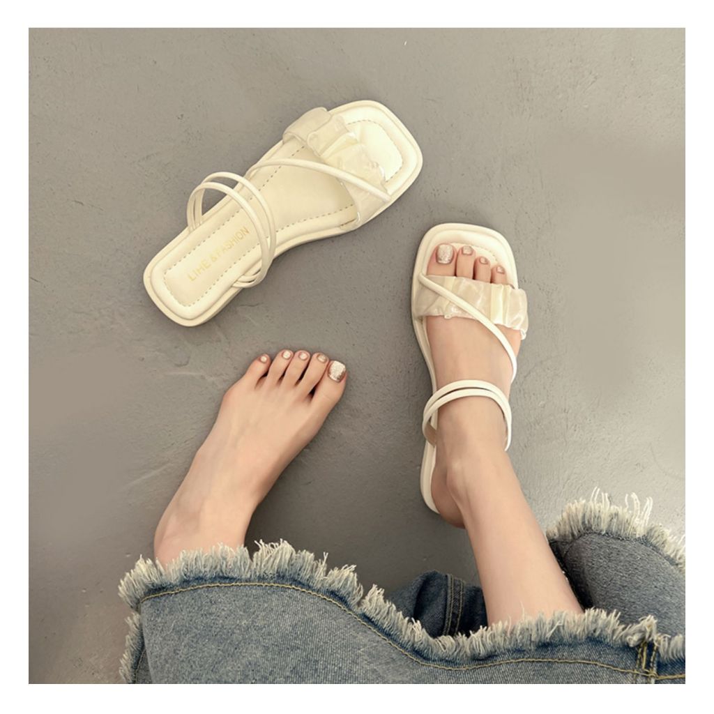 SANDAL Nữ Quai Nhún Hở Gót Thời Trang Ulzzang SD-0319-giaydepxinh.dangmi