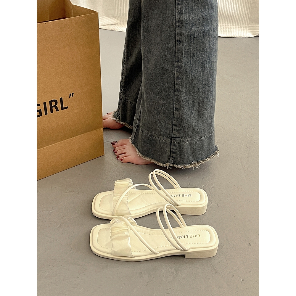 SANDAL Nữ Quai Nhún Hở Gót Thời Trang Ulzzang SD-0319-giaydepxinh.dangmi