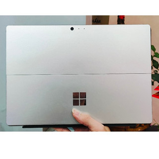 Skin decal dán trang trí cho Surface Pro 4 5 6 / Laptop / Go / Book in hình theo yêu cầu mẫu bạc mịn