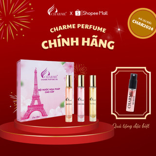 Bộ nước hoa nữ Charme cao cấp - Set 3 chai 10ml