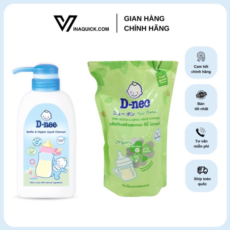 Nước Rửa Bình Sữa Và Rau Quả Dnee - VINAQUICK