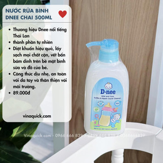 Nước Rửa Bình Sữa Và Rau Quả Dnee - VINAQUICK